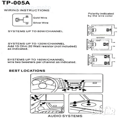 Високочестотни говорители пищялки за кола Automat, 2бр, 36мм, снимка 7 - Аксесоари и консумативи - 53357964