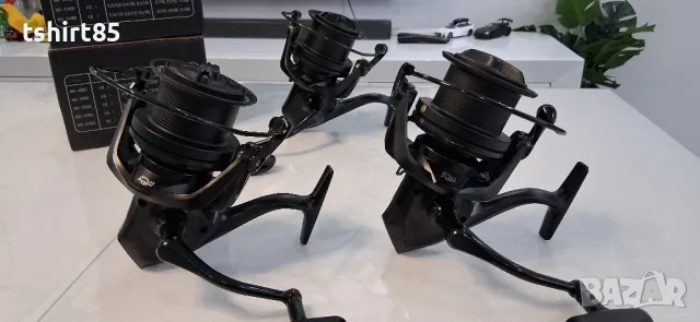 Намаление 3 броя шаранджийски макари Black NGK12000, снимка 9 - Такъми - 49021816