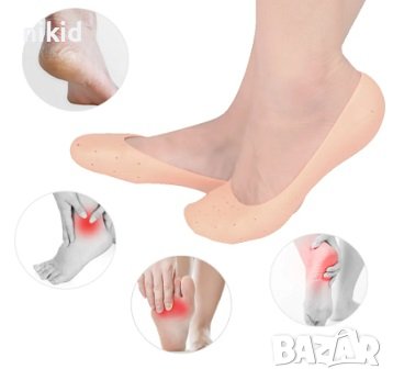 Силиконови чорапи срещу против пришки хлъзгане изпотяване спарване нараняване охлузване за обувки, снимка 3 - Други - 36675785