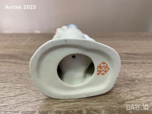 Винтидж порцеланова статуетка „Готвач с черпак“, СССР, снимка 3 - Антикварни и старинни предмети - 53236963