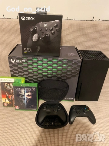 Xbox series X + геймпад elite series 2+ 2 игри, снимка 3 - Xbox конзоли - 53047855