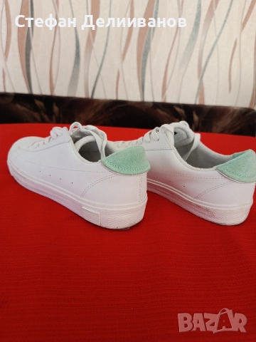 кожени кецове tommy jens, снимка 3 - Кецове - 54318849