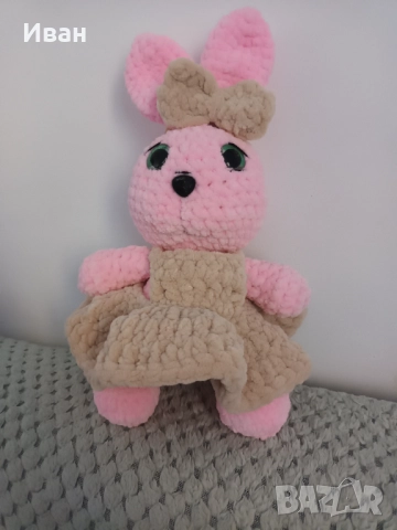 Плюшено зайче, снимка 2 - Плюшени играчки - 52264250