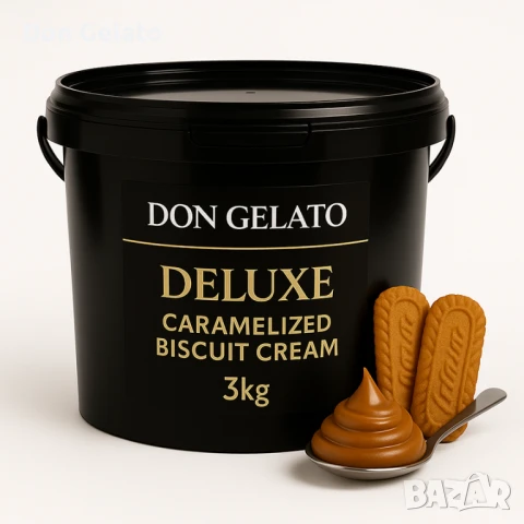 Крем пълнеж с бисквитен вкус Don Gelato Bisco Deluxe – 3 кг, снимка 3 - Други - 51268353