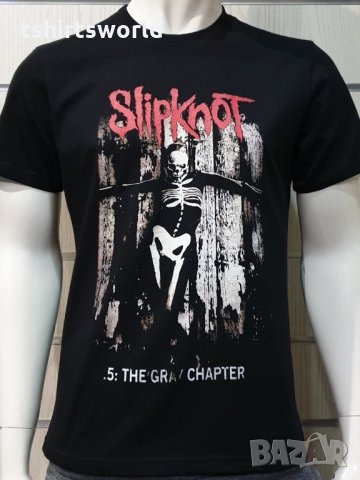 Нова мъжка тениска с дигитален печат на музикалната група SLIPKNOT - The Gray Chapter, снимка 5 - Тениски - 35347840