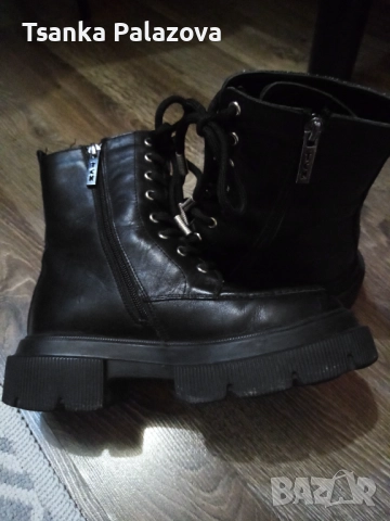 Кожени боти 36 номер Tucino shoes Milano, снимка 4 - Детски боти и ботуши - 52334504