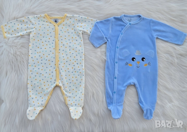 Бебешки зимни ромпъри 0-3 месеца