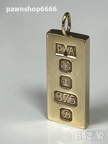 Златна висулка 9 карата , снимка 3 - Колиета, медальони, синджири - 51657637