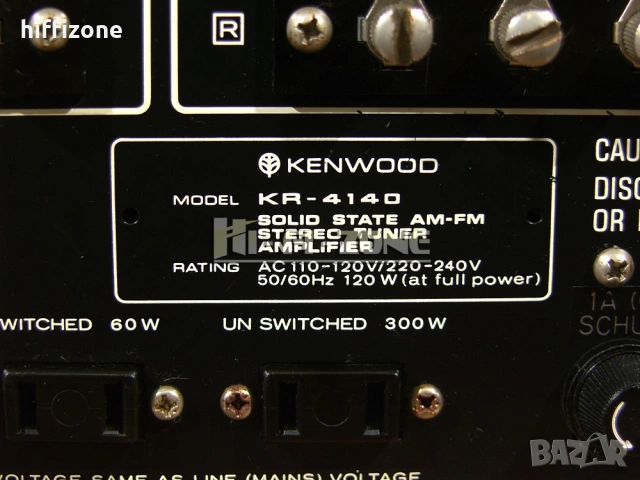 Ресивър  Kenwood kr-4140 , снимка 10 - Ресийвъри, усилватели, смесителни пултове - 54041072