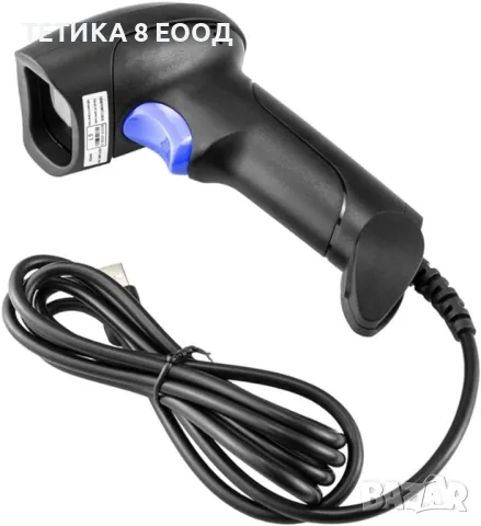 2D Баркод скенер ръчен QR баркод четец с USB кабел за PC, MAC, лаптоп, снимка 1