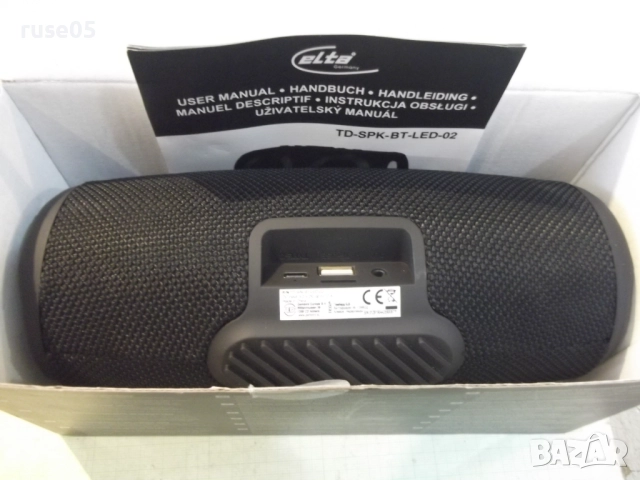 Тонколона "elta-TD-SPK-BT-LED-02(PO44359)" с LED светл.ефект, снимка 10 - Тонколони - 52448412