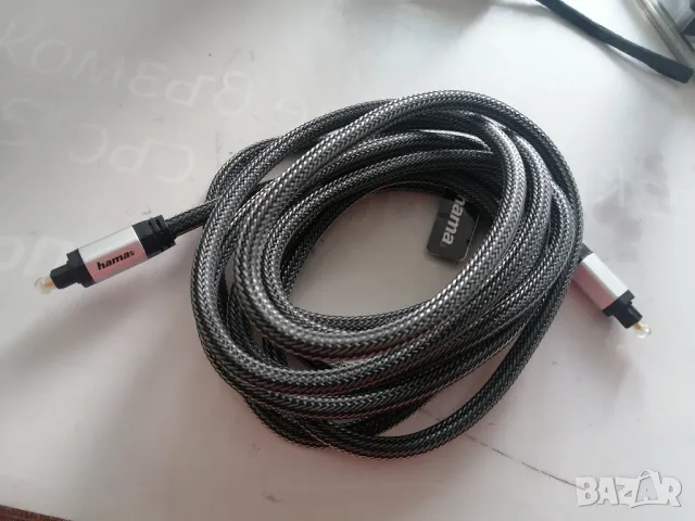 Оптичен аудио кабел Toslink 3 метра, снимка 4 - Друга електроника - 49517440