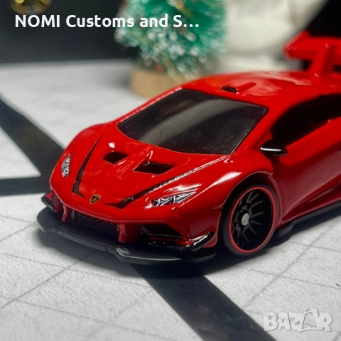 Hot Wheels Ferrari F40 Competizione & Lamborghini Huracan Super Trofeo , снимка 7 - Коли, камиони, мотори, писти - 52822576