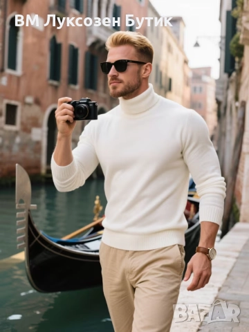 ✨ МЪЖКИ ЛУКСОЗЕН ПУЛОВЕР – СТИЛЪТ, КОЙТО ТЕ ОТЛИЧАВА ✨, снимка 3 - Пуловери - 52678611