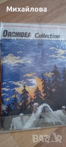 8 бр. щампирани гоблени-цветя и пайзажи, снимка 12 - Гоблени - 47796433