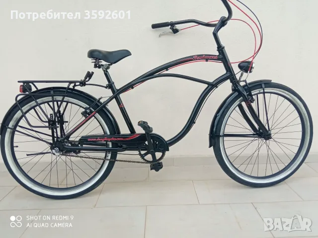 колело чопър 26 цола , три скорости , снимка 6 - Велосипеди - 56541049