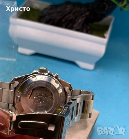 Мъжки часовник SEIKO 5M82-0BE0 Kinetic, 100 м водоустойчивост   , снимка 6 - Мъжки - 52248035