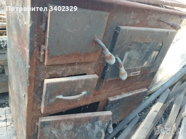 Печка масивна чугунена, снимка 2 - Отоплителни печки - 50038391