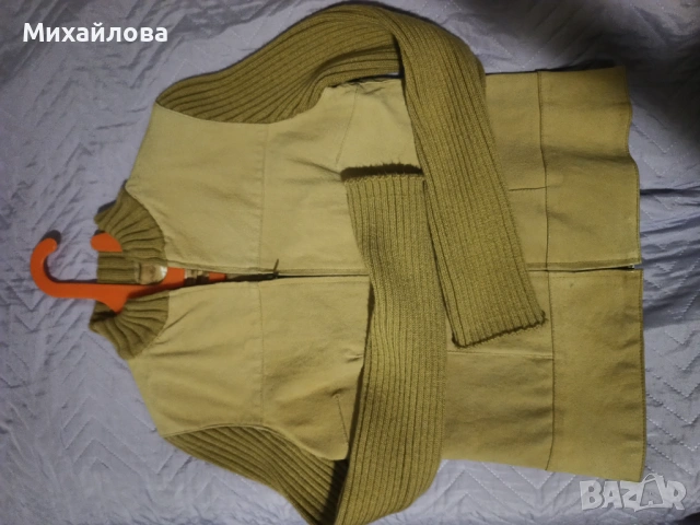 Дамско яке от естествен еелур