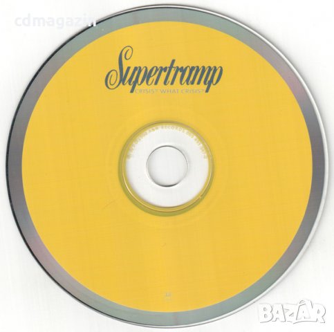 Компакт дискове CD Supertramp – Crisis? What Crisis?, снимка 3 - CD дискове - 35176907