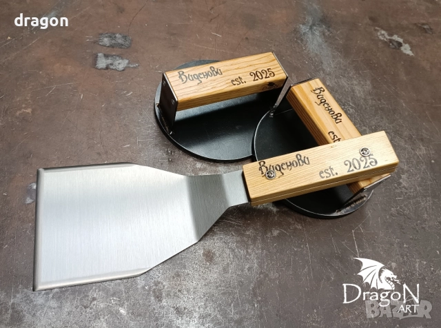 Тежести за бургери, калмари / бургер преса/ тежест/ смаш прес / burger smash press, снимка 2 - Обзавеждане на кухня - 52501238