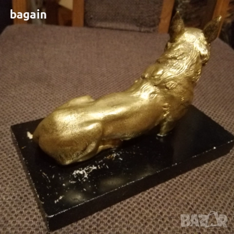 Бронзова статуя., снимка 3 - Антикварни и старинни предмети - 52368044