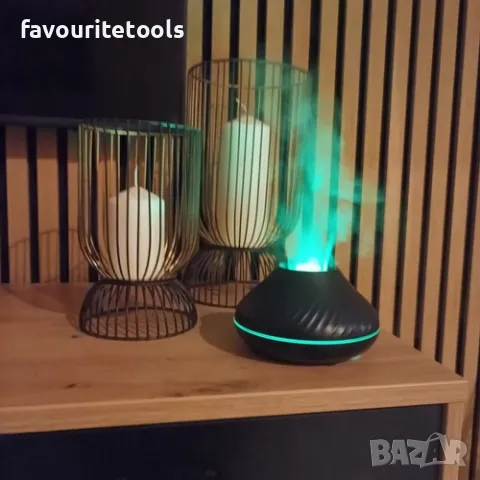 Овлажнител 130мл с включени 3 ароматизатора, с ефект горящ огън, снимка 15 - Ароматизатори - 47604587