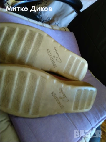 Мъжки маркови обувки боти естествена кожа Clarks стелка 275мм реален размер №43, снимка 17 - Мъжки боти - 51080377