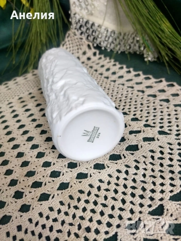 Ваза бисквитен порцелан , снимка 3 - Вази - 53051045
