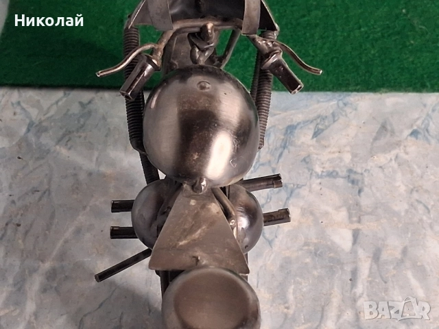 Метална Фигура Мотоциклет , снимка 12 - Антикварни и старинни предмети - 52417804