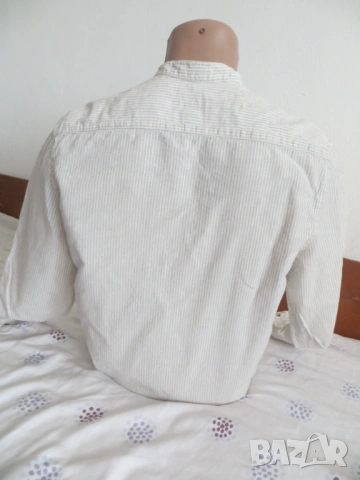 Мъжки ризи с дълъг ръкав от лен , снимка 10 - Ризи - 34605446