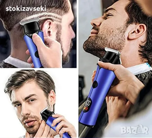 Професионална безжична машинка за подстригване Kemei KM-641 , снимка 1