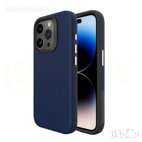 iPhone 16 Pro (6.3) Силиконов твърд кейс Vmax Triangle и Протектор, снимка 2 - Калъфи, кейсове - 49843376