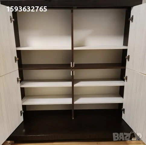 Италиански дизайнерски шкаф от MDF, снимка 3 - Шкафове - 56509575