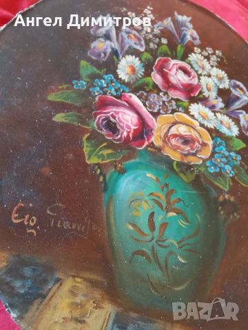 Маслена картина платно подписана , снимка 2 - Картини - 51084332