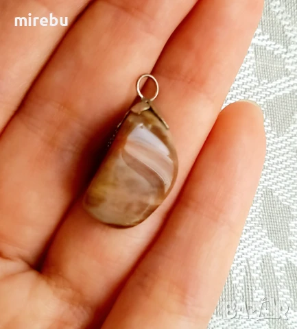 Висулки за колие, сребро, естествен камък, снимка 5 - Колиета, медальони, синджири - 49166407