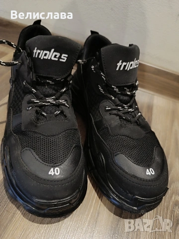 Маратонки Balenciaga triple s , снимка 3 - Маратонки - 54294516