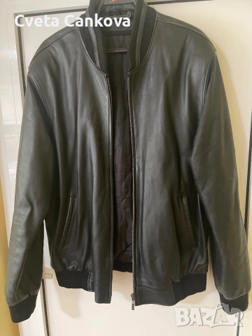Кожено мъжко яке