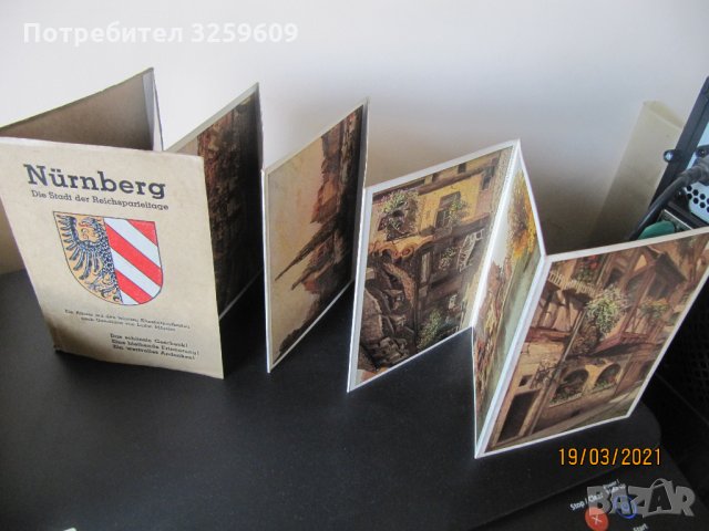 НЮРНБЕРГ, 8 бр. художествени картички, след 1933 г., снимка 3 - Други - 35182264