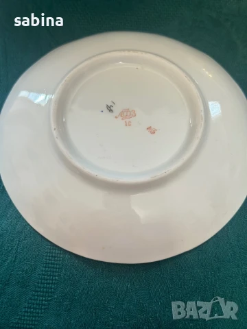 Руски порцелан - ЛФЗ “Золотые ромашки”-Златни маргаритки, снимка 4 - Колекции - 50717114