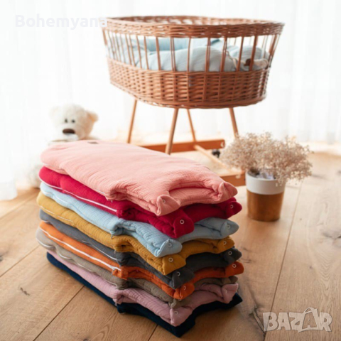 Hi Little One чувалче от муселин 3,5 тог 0-6 м – ягода, снимка 4 - Спални чували за бебета и деца - 44763966