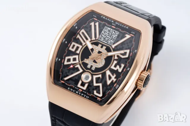 Мъжки часовник Franck Muller Vanguard Encrypto с автоматичен швейцарски механизъм, снимка 5 - Мъжки - 47924452