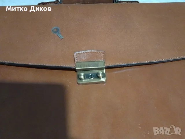 чанта естествена кожа през рамо и за ръка отлична а ключ 40х30х12см, снимка 3 - Чанти - 56182237