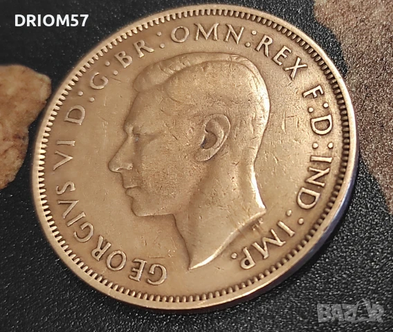 Монети Великобритания - 5 бр.› Крал Джордж VI (1939-1948)), снимка 2 - Нумизматика и бонистика - 46413220