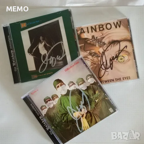 Оригинални дискове на Рейнбоу / Rainbow с автограф