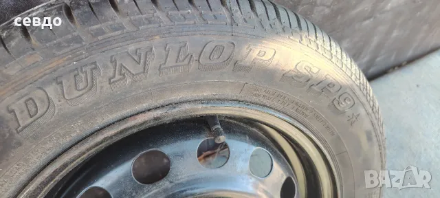 нова гума Dunlap с джанта 175.65.14. от Хонда Сивик 5, снимка 5 - Части - 49478349