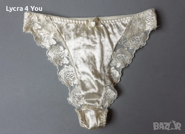 XS лъскава ретро прашка от еластичен сатен