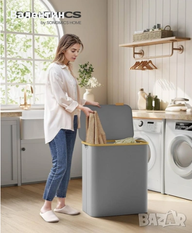 Голям кош за пране SONGMICS, снимка 2 - Други стоки за дома - 53233748