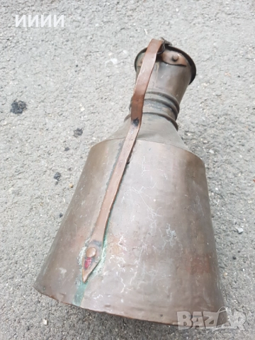 Бакърен ибрик чайник , снимка 4 - Антикварни и старинни предмети - 52886499