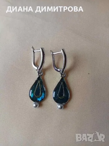 Обеци с нефрит! Подарък за жени!